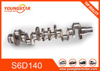 小松S6D140 6D140 6211-31-1010 6211311010のための鋳鉄エンジンのクランク軸のアッセンブリ