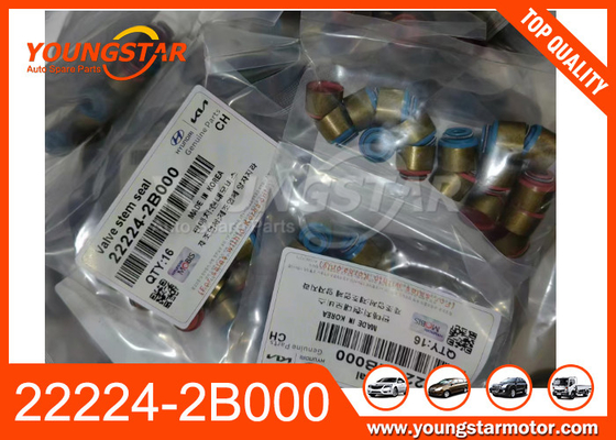 22224-2B010 22224 2B000 エンジンバルブ ステムシール ハインダイ アクセント ツーソン KIAリオ ソウル 1.6L
