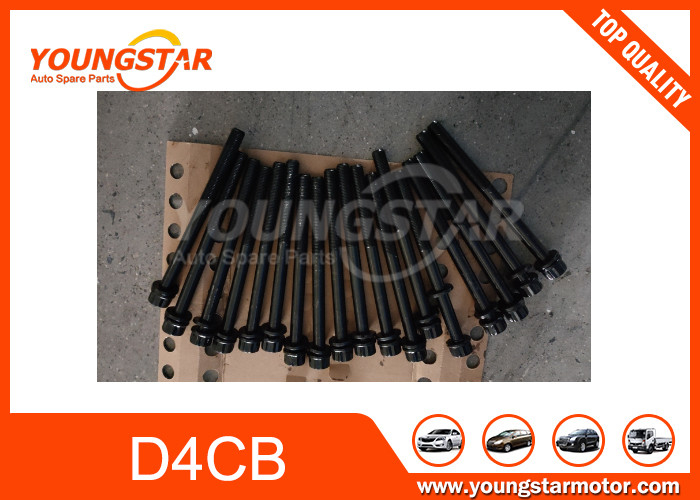 サイリンダーヘッドボルトキット ハインダイ D4CB 2.5L M12 / 125 * 153 18 PCS