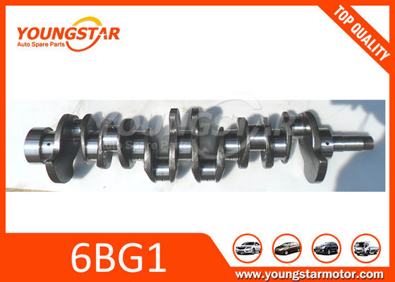 ISUZU 6BG1 HRC 40 1-12310-448-0、1123104480のための鋼鉄合金エンジンのクランク軸